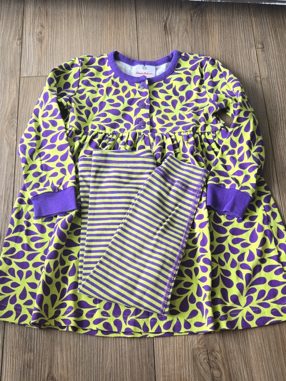 Hanna Andersson Dress And Leggings Set